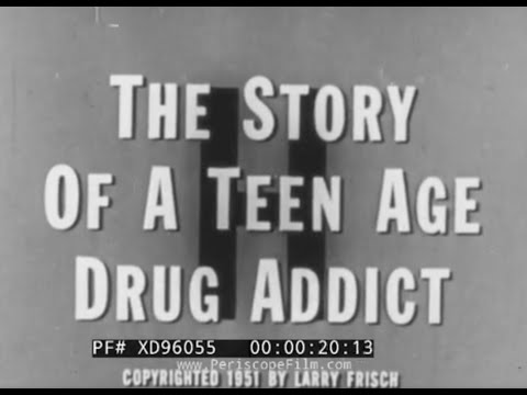 “ H: THE STORY OF A TEEN AGE DRUG ADDICT ” 1951 ANTI DRUG ADDICTION EDUCATIONAL FILM  XD96055