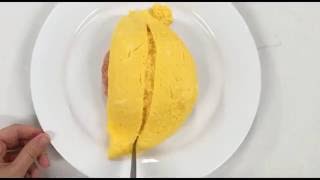 ふわとろオムライス（オムレツ）の作り方（How to make an omelet with rice）