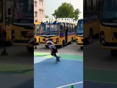 SKATING RACE 🤔 #skating #skate #shortsvideo #youtubeshorts #speedskating #indiaskate #olympicsport