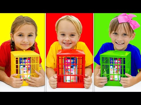 Kids learn good habits - Mobile Phone Jail Adventure