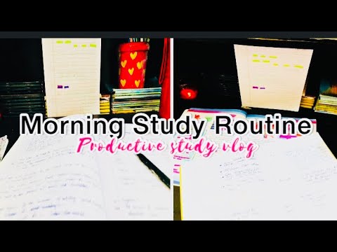 My Productive Study Routine |Morning Study Routine | malayalam