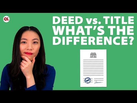 Deed vs. Title: What's The Difference? | Quicken Loans