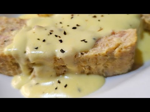 Chicken Cordon Bleu Meatloaf With Tasty White Sauce ||Easy And Delicious