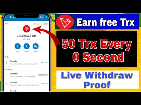 How to make money online without investment without investment | Free trx earing sites 2023