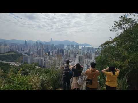 [香港][遠足] 漂亮的天空, 雲層像棉花糖, 鷹巢山自然教育徑