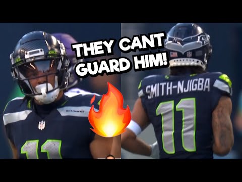 Jaxon Smith-Njigba NFL Debut 🔥 Seahawks Vs Vikings NFL Preseason highlights