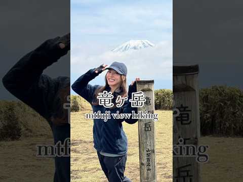 【富士山大パノラマ登山】2時間半で登頂！初心者にもオススメな眺望最高の登山　竜ヶ岳1485m