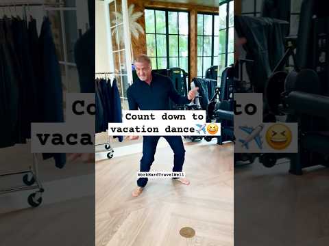 Countdown to vacation dance | Sylvester Stallone dancing #dance #travel #meme