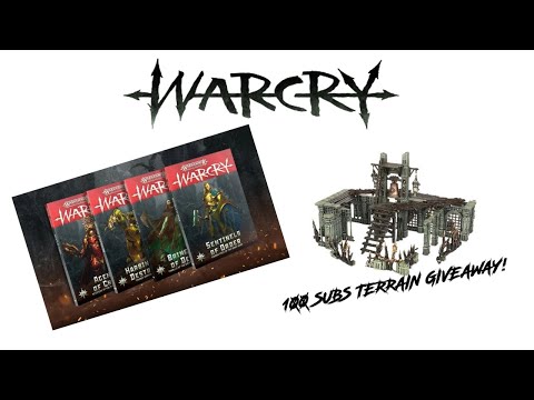 Warcry Grand Alliance book review  & 100 subs terrain giveaway!