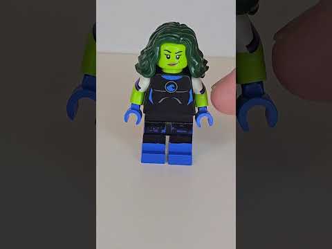 How to build she hulk (fantastic four suit) minifigure