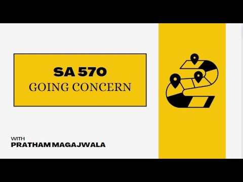 SA 570 : Going Concern | CA Final Audit | May 2024 & Nov 2024