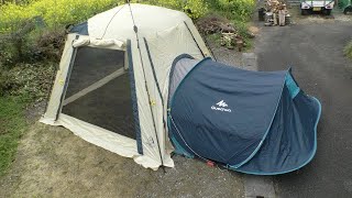 テント８３張りを所持するテントバカが超おすすめするワンタッチスクリーンタープ One-touch screen tarp recommended by tent fools with 83 tents