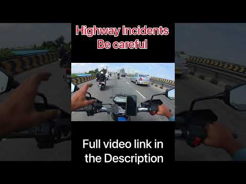 Highway incidents #youtube #motovlog #youtubeshorts #trendingshorts #insta360oners #bangalore #vlog