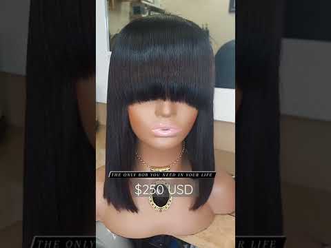 "Muni"..the ONLY BOB you'll EVER NEED. #gluelesswig #bobwigs On sale now $250.