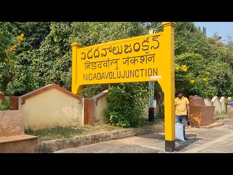 NDD, Nidadavolu Junction railway station, Indian Railways in 4k ultra HD