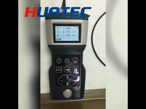 HUATEC TG 3250H Ultrasonic Coating Thickness Gauge Test Base Material Thickness and Coating Thicknss