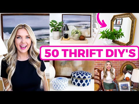 DIY POTTERY BARN Decor on a THRIFT STORE Budget!