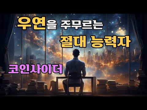 우연을 필연으로 바꾸는 절대능력자 코인사이더. 당신은 코인사이더입니까? 동시성과 세렌디피티 우연의 세계. 우연접속자. 칼 융의 동시성. 양자물리학과 시크릿과 끌어당김 깨어남.