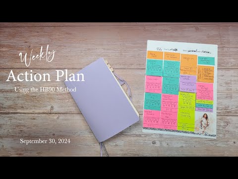 Weekly Action Plan | September 29, 2024