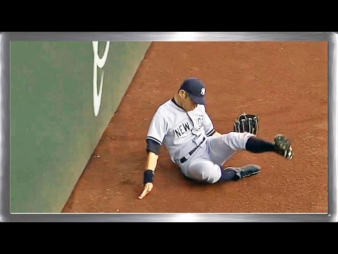 ヤンキースのイチローがマリナーズ戦でスーパーキャッチ 2014.06.11 ICHIRO.SUZUKI