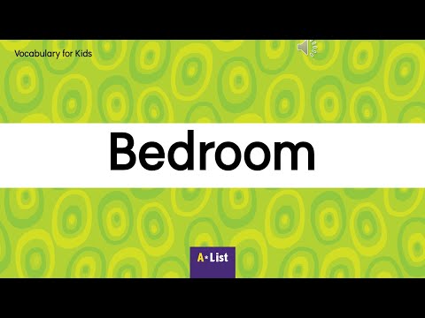 Vocabulary for Kids l Bedroom