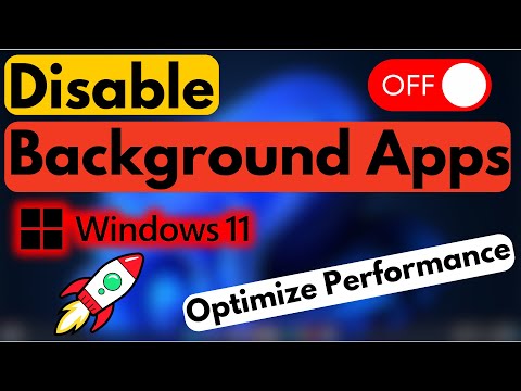 How To Disable Background Apps On Windows 11- Full Guide (2024)