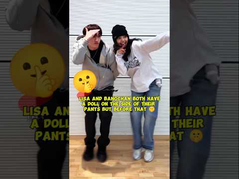 Did you noticed this on LISA'S and Bangchan Tiktok?😱🤫 #lisa #bangchan #lisamanoban