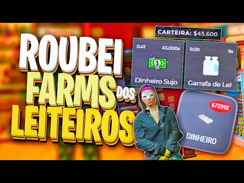 FICANDO RICO NO FARM DE LEITE com MOD MENU GTA RP