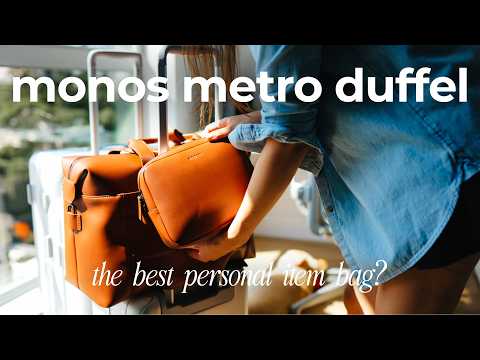 UNSPONSORED Monos Metro Duffel Review | The Best Personal Item Bag?!