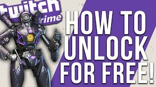 HOW TO GET APEX LEGENDS TWITCH PRIME PACK FOR FREE! Get the legendary Omega Point Pathfinder Skin