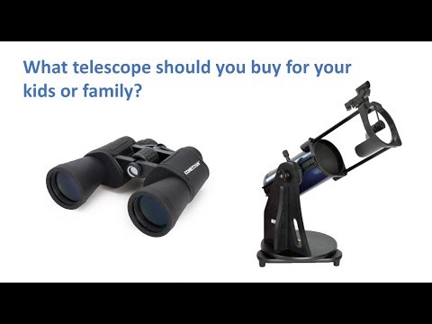 What Telescope Should You Buy for Your Family? (corrected audio)