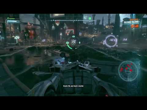 Batman Arkham Knight Batmobile GCPD Fight (PC)