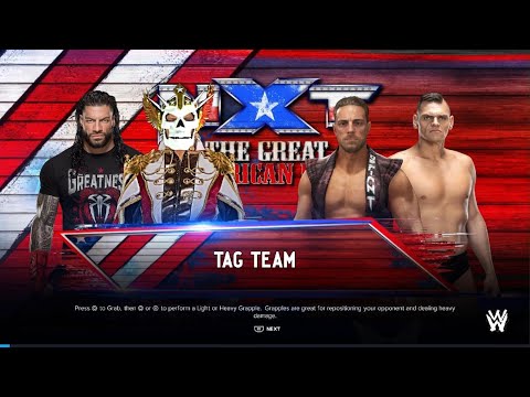 WWE 2K24 CODY RHODES & ROMAN REIGNS VS. LA KNIGHT & GUNTHER ELIMINATION TAG TEAM MATCH!