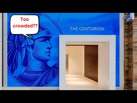 Are These Lounges Becoming Too Crowded?? | AMEX Centurion Lounge at DFW Airport