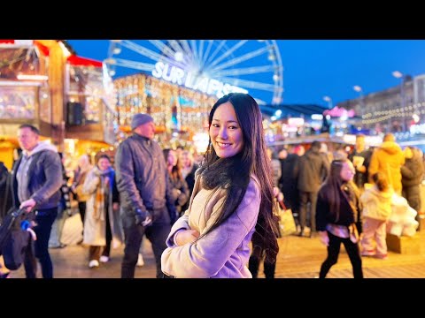 Living in the UK. Christmas Market in Nottingham. #Vlogmas