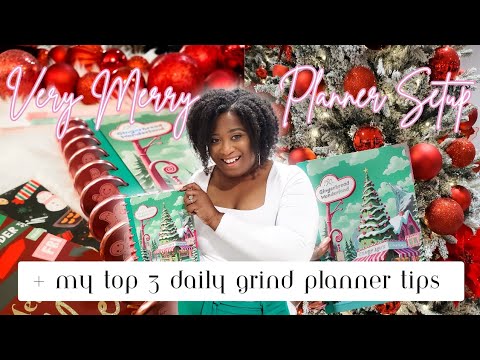 Daily Grind Merry Moods Planner Setup + My Top 3 Daily Grind Planner Tips