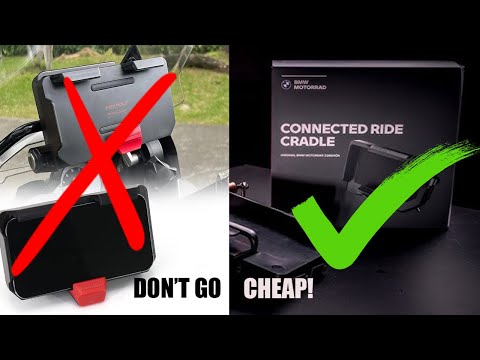 Amazon vs BMW CONNECTED RIDE Phone Cradle. Don’t WASTE your money. Which one is worth it?