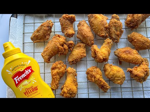 Crispy, Easy Mustard Fried Chicken Wings - Make Your Next Chicken Dinner Amazing!