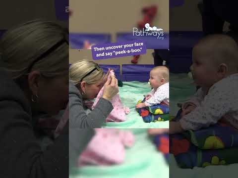 0-3 Month Baby: Let’s Play Peek-a-Boo #shorts