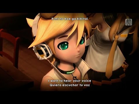 [Project DIVA Full] Soundless Voice - Kagamine Len V4x cover [English, Spanish & Romaji subs]