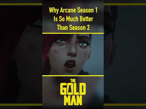 Why Arcane Season 1 Is So Much Better Than Season 2 #shorts