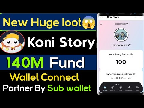 Koni Story bot | Koni Story | Koni Story telegram bot | Koni Story wallet Connect | Listing date