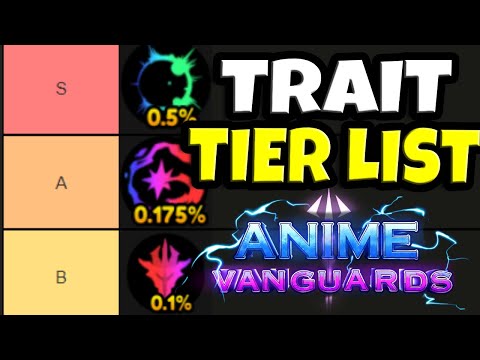 Trait Tier List | Anime Vanguards