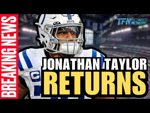 Indianapolis Colts RB Jonathan Taylor Is BACK! |Week 5 Fantasy Football |