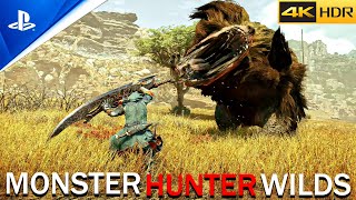 Monster Hunter Wilds NEW GAMEPLAY Demo [4K 60FPS HDR]