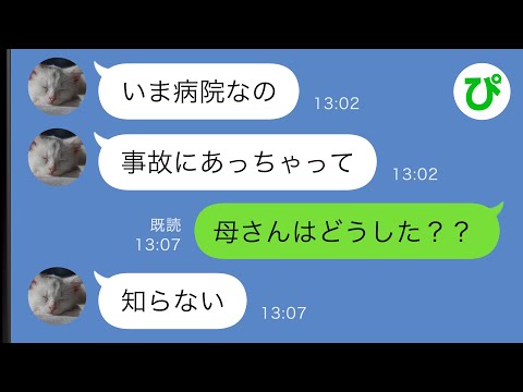 【LINE】長期出張中の俺に中2の娘からSOS「事故にあっちゃった」→妻はなぜか家にいなくて…【スカッと修羅場】