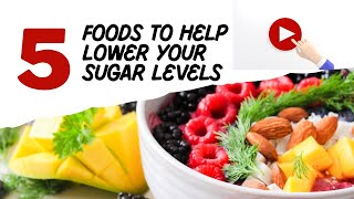 Top 5 powerful foods that can help reduce your sugar levels #diabetes