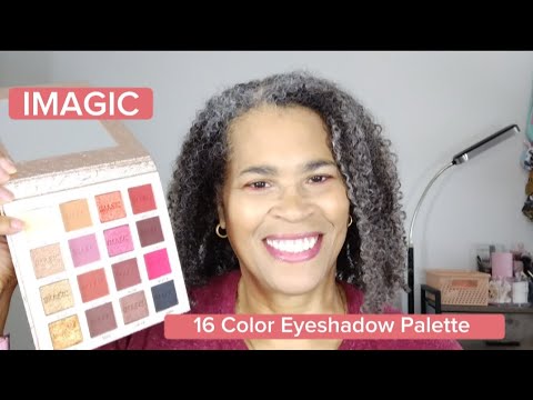 IMAGIC PROfessional Cosmetics 16 Color Eyeshadow Palette | GRWM #imagiccosmetics