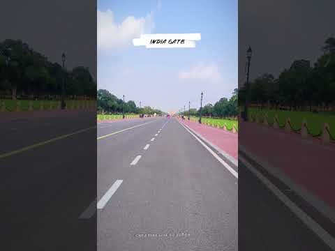 India Gate Natural View #creativelifesdvlogs #travel #viralshorts #trending