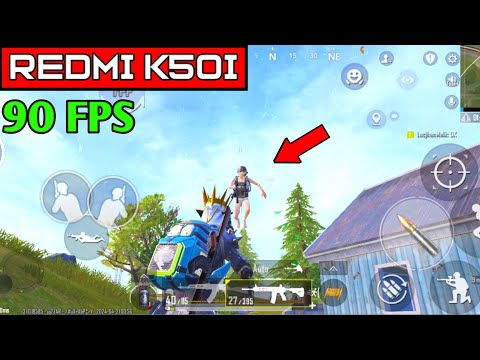 Redmi k50i 90 FPS test in BGMI Gameplay